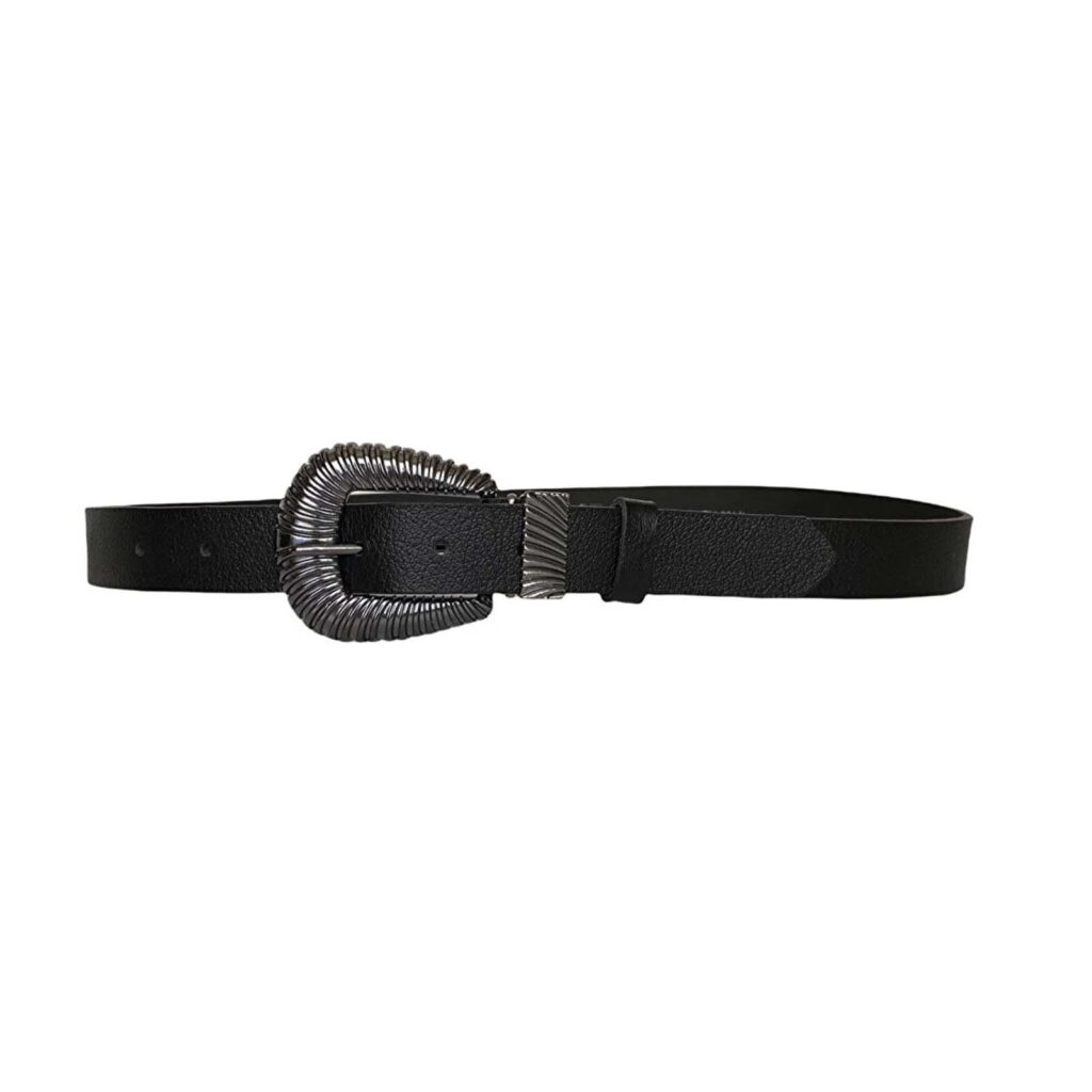 Buy Womens Western Belt Black Calfskin Leather -3cm ...