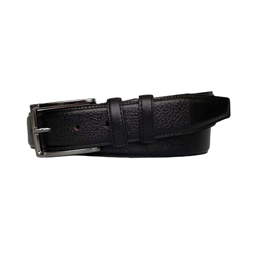 best quality mens belt black real leather 2li 140 141 2