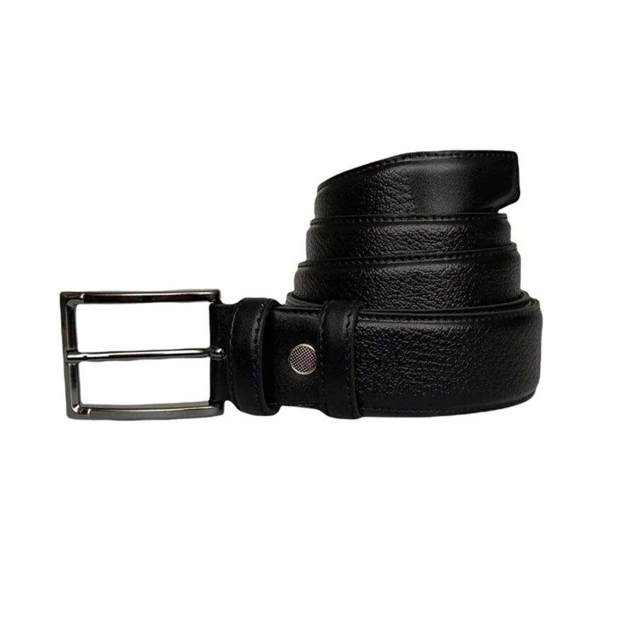 best quality mens belt black real leather 2li 140 141 3