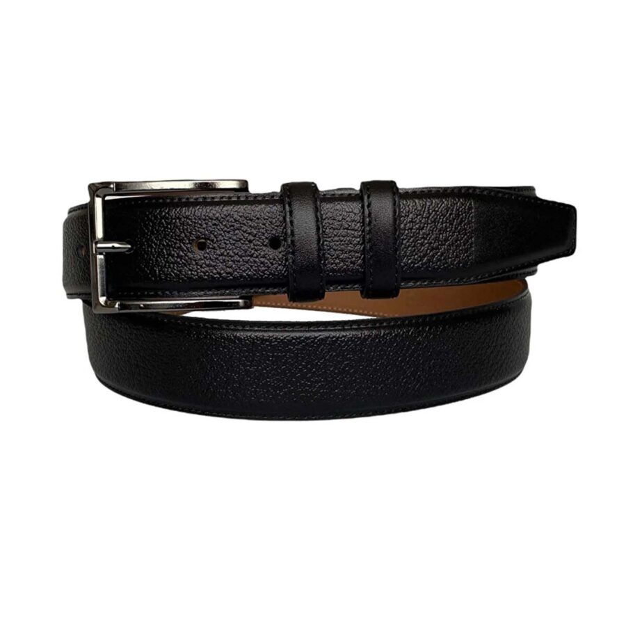 best quality mens belt black real leather 2li 140 141 4