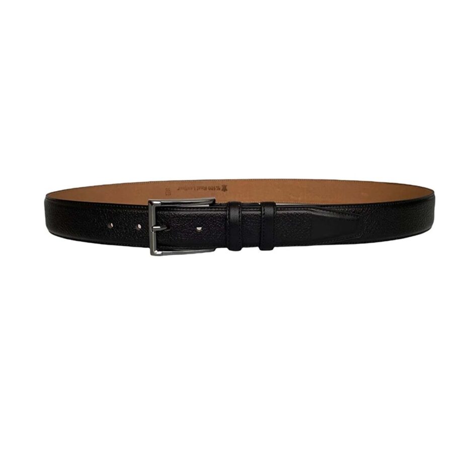 best quality mens belt black real leather 2li 140 141 5