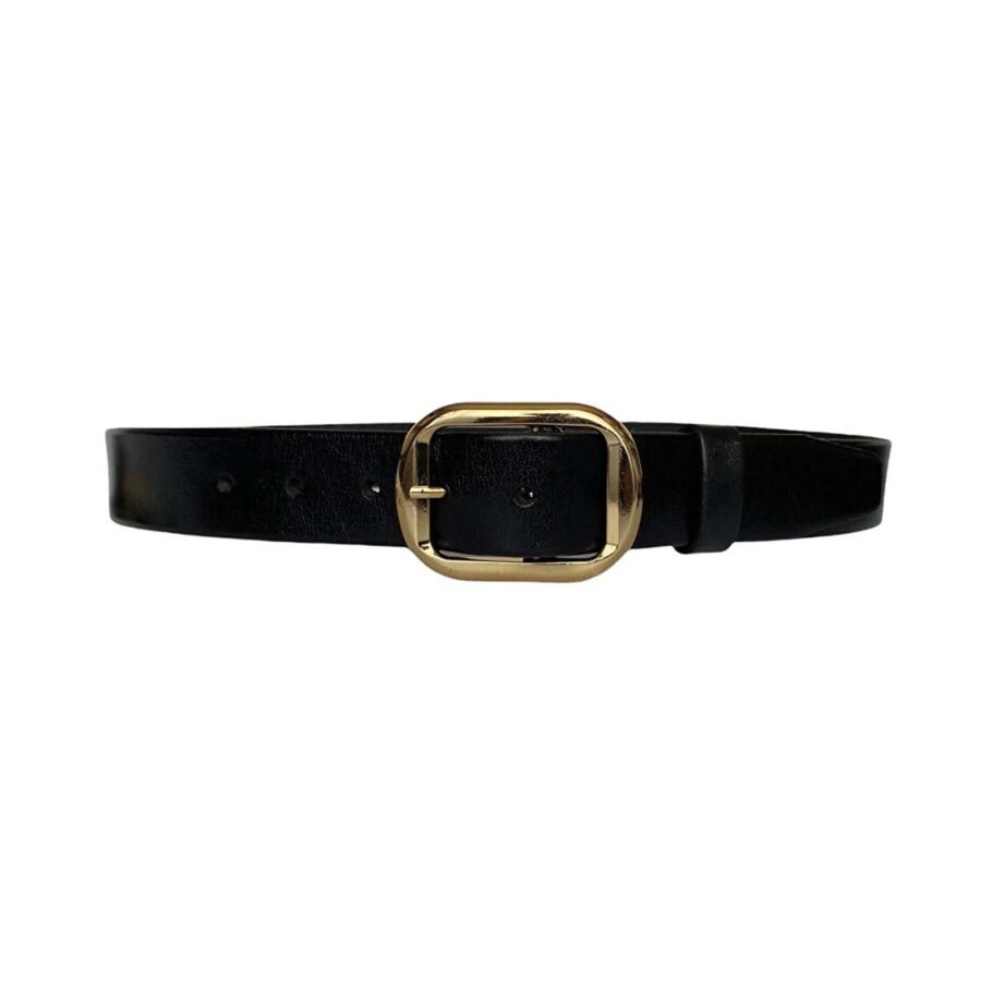 black belt for jeans womens gold buckle 4 0 cm 4 Cm an byn 44 10