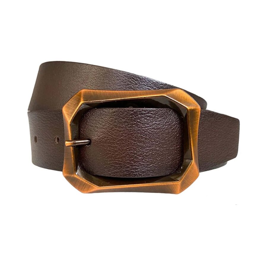 brown mom jeans belt with copper buckle 08 bakir 27