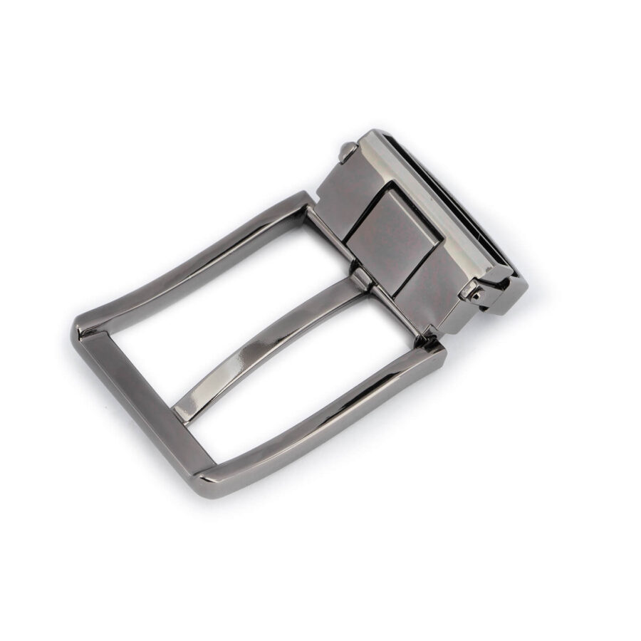 clasp belt buckle for men gunmetal gray color 4