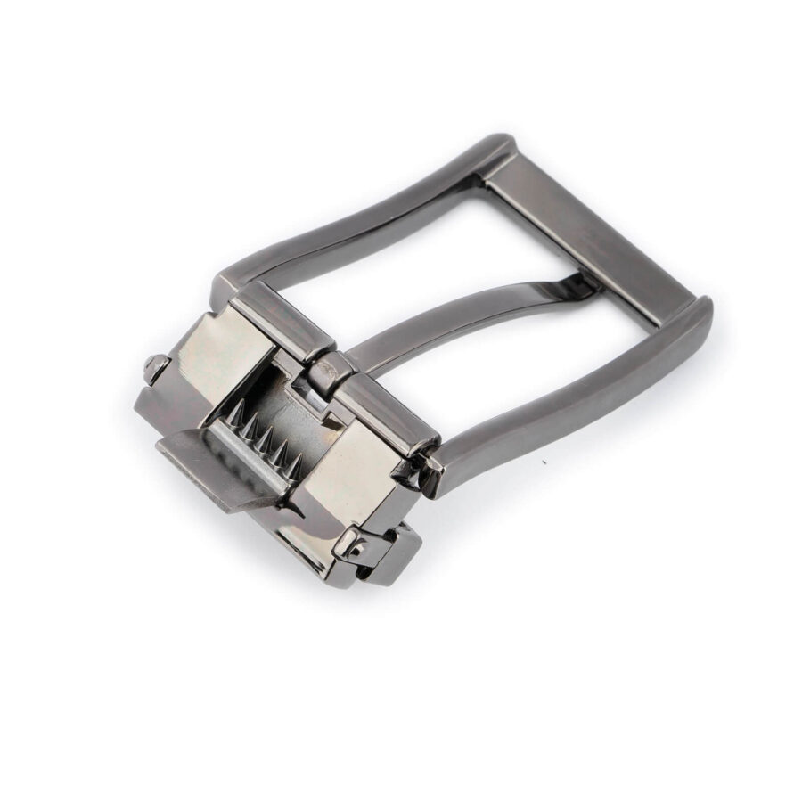 clasp belt buckle for men gunmetal gray color 5