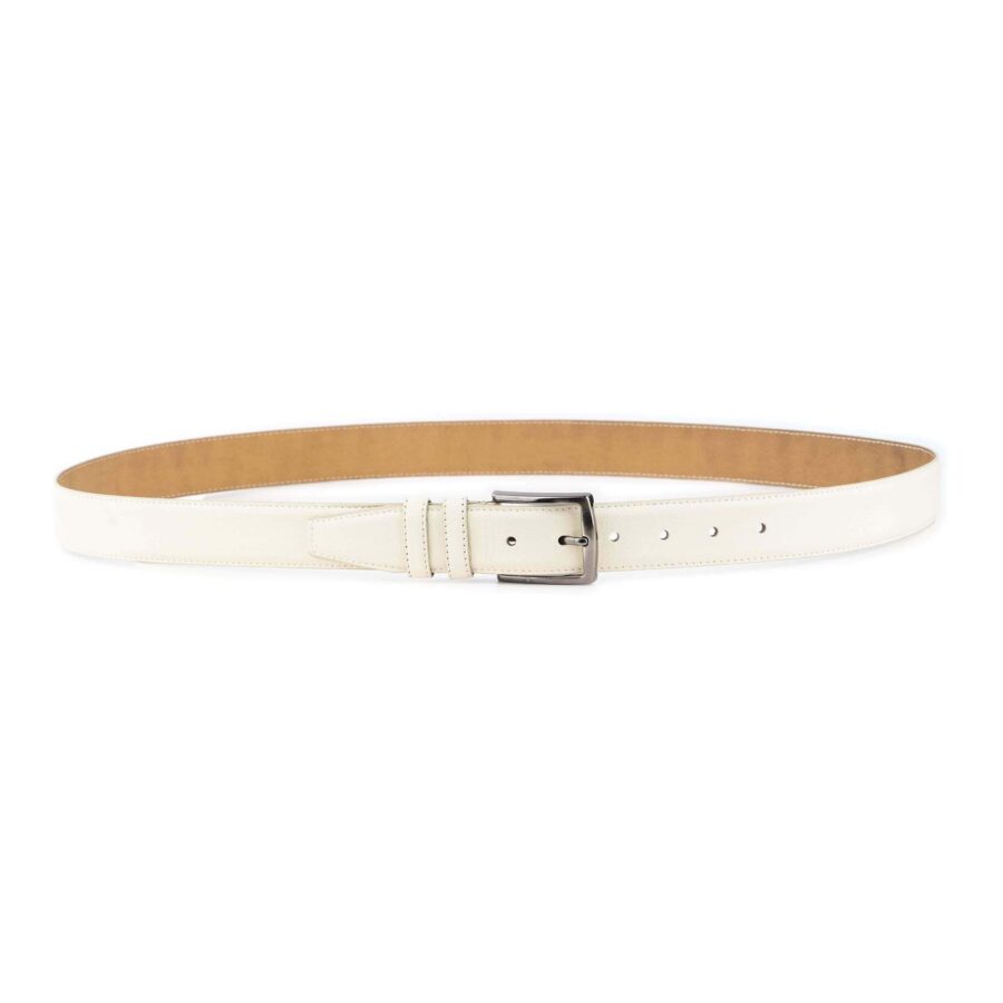 creme leather belt genuine leather 1 07 01072024 35 CREPEB