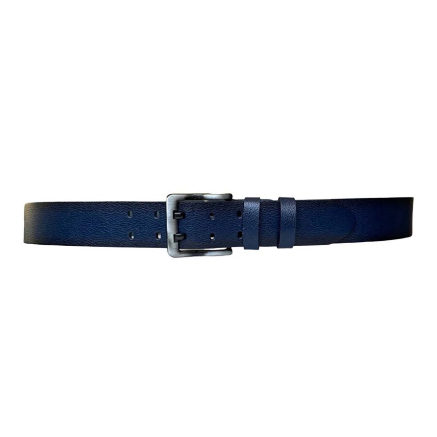 dark blue double prong belt for jeans mens 3 lu CIFT DILLI 8