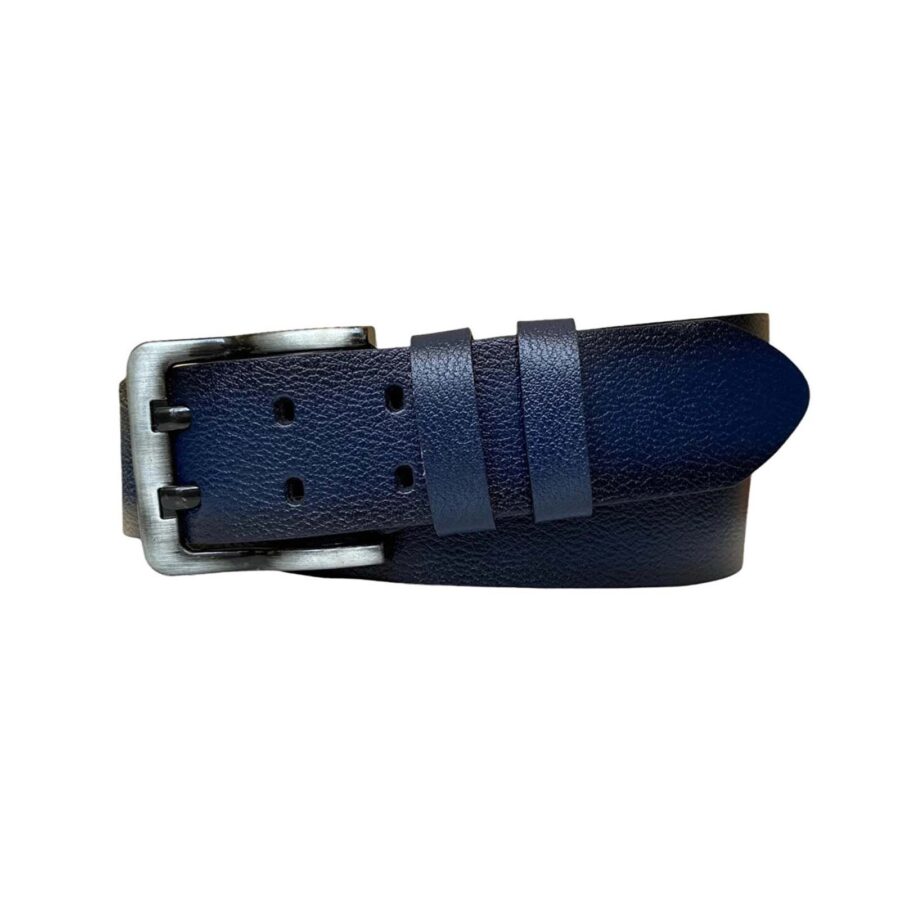 dark blue double prong belt for jeans mens 3 lu CIFT DILLI 9