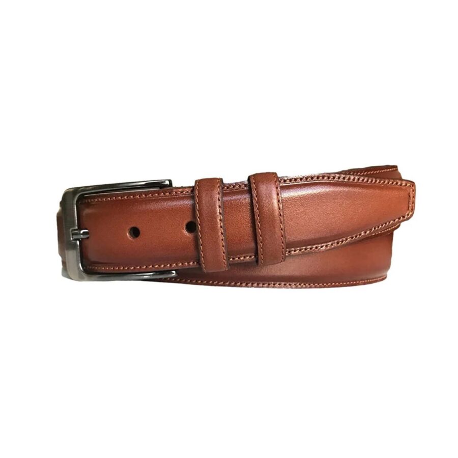 dress pants belt for men tan leather 3lu KLA 4 copy