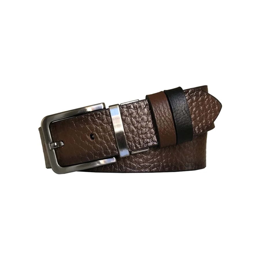 good belts for men reversible black brown wide 4 0 cm DK CIFT SIKA 3