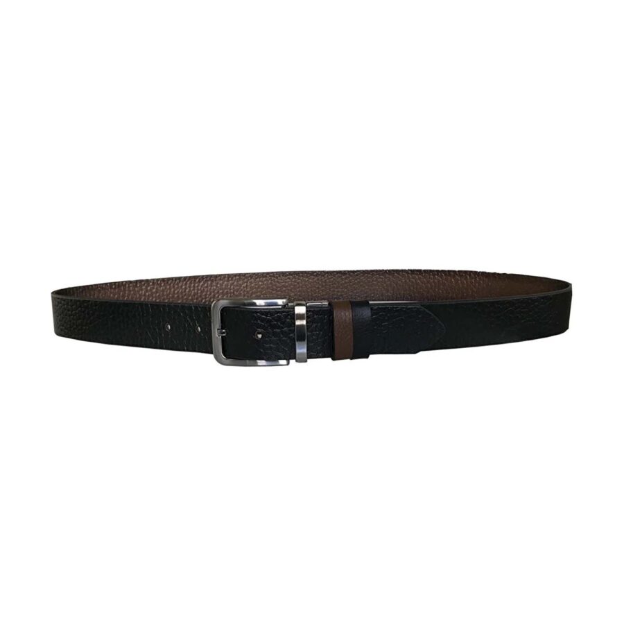 good belts for men reversible black brown wide 4 0 cm DK CIFT SIKA 4