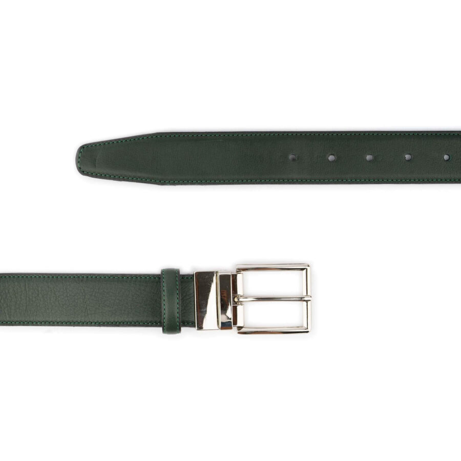 green casual belts for men high quality 3 5 cm 3