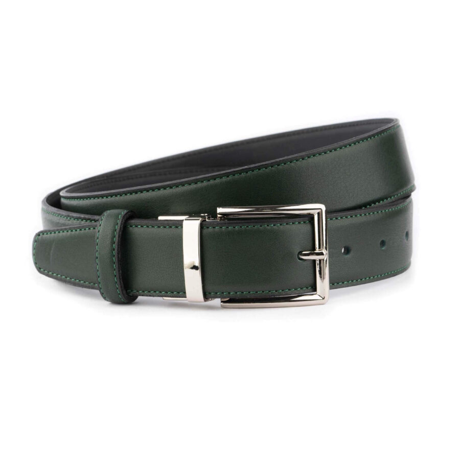 green casual belts for men high quality 3 5 cm 4