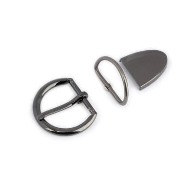 ladies belt buckle 3 piece set gunmetal gray 1 THIN30PC3GUNALI USD9