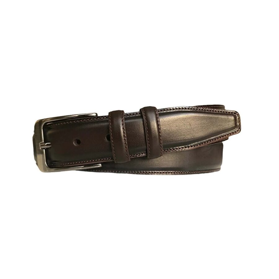 male dark brown belt for dress pants 3lu KLA 4 copy 2