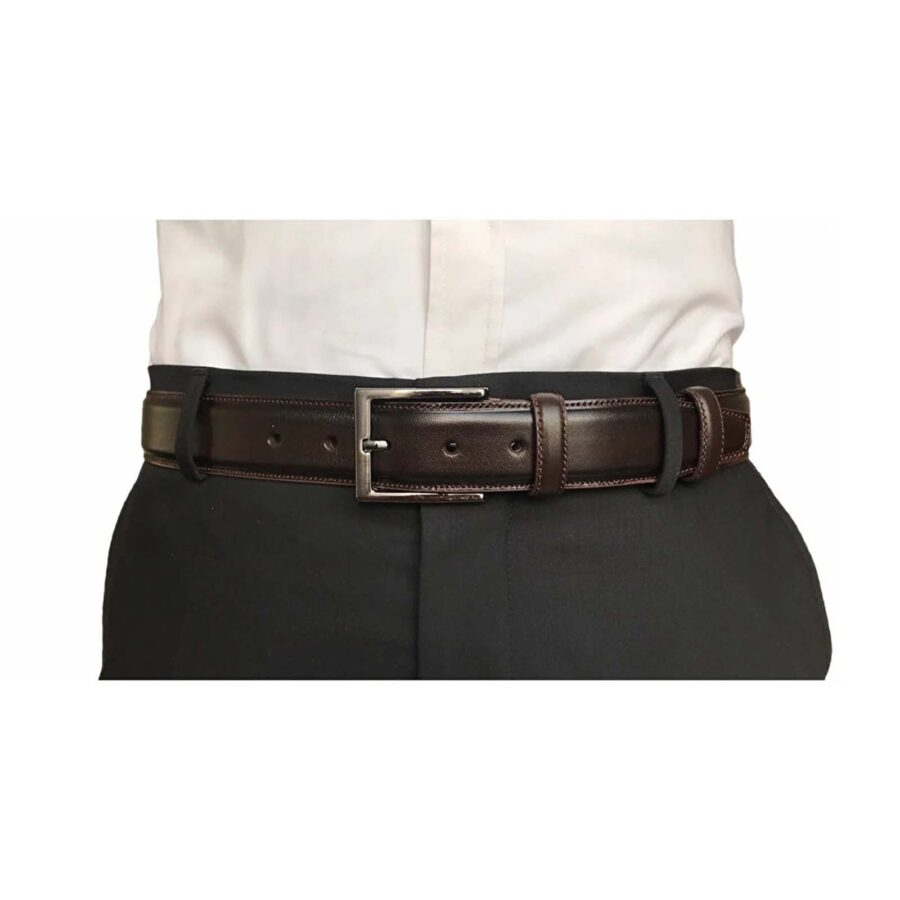 male dark brown belt for dress pants 4lu KLA DIKIS 2