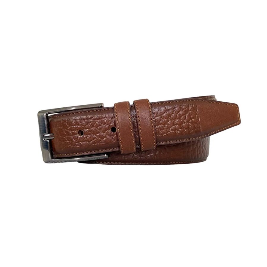 mens chinos belt brown genuine leather arizona dksli kla 10