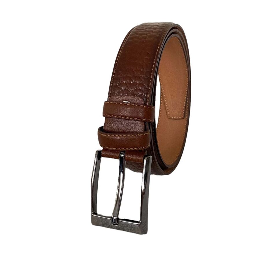 mens chinos belt brown genuine leather arizona dksli kla 12