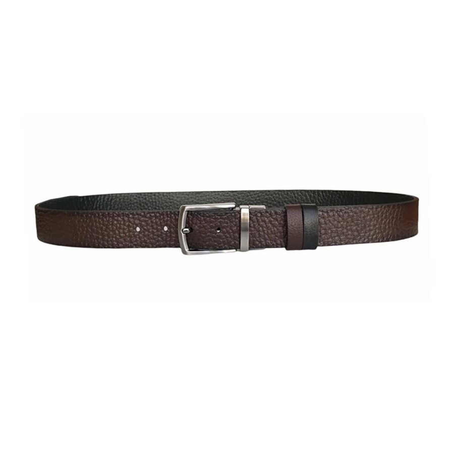 reversible mens belt black brown best quality 4 0 cm DK CIFT DeSeN KOKA 4