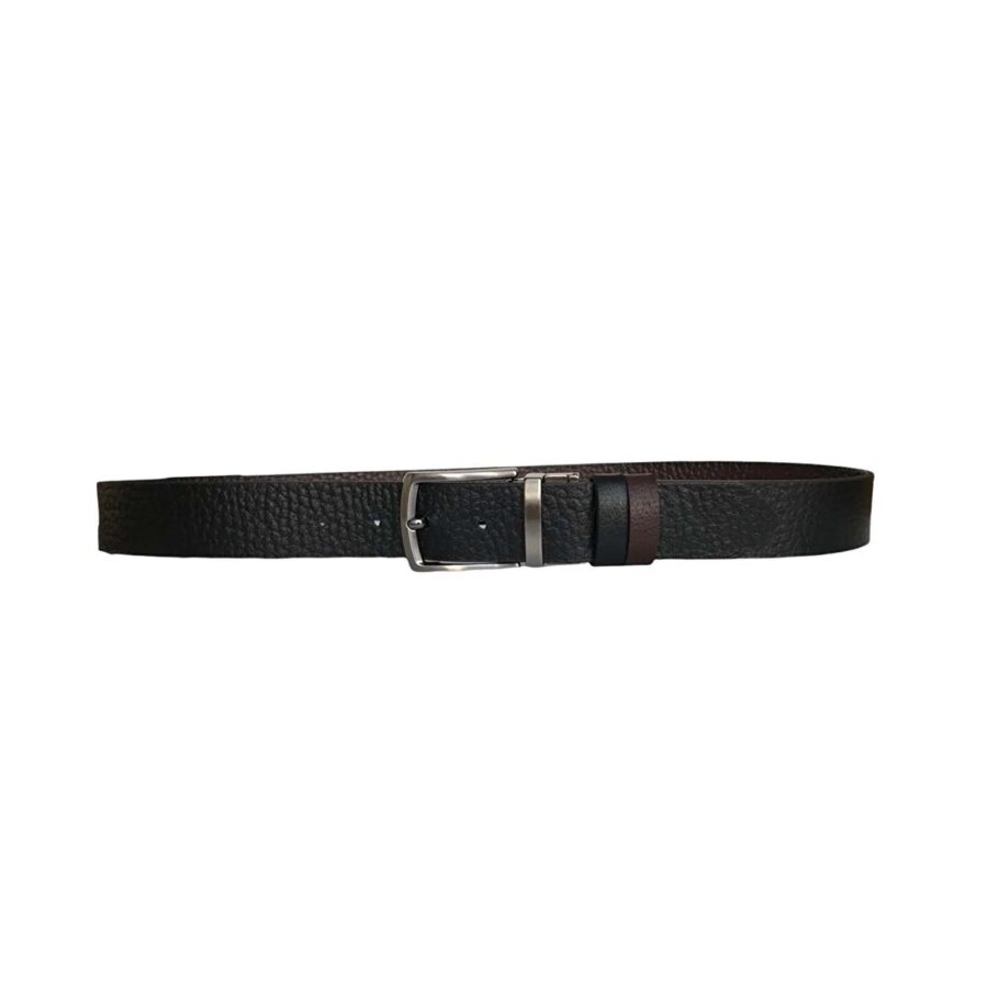 reversible mens belt black brown best quality 4 0 cm DK CIFT DeSeN KOKA 5