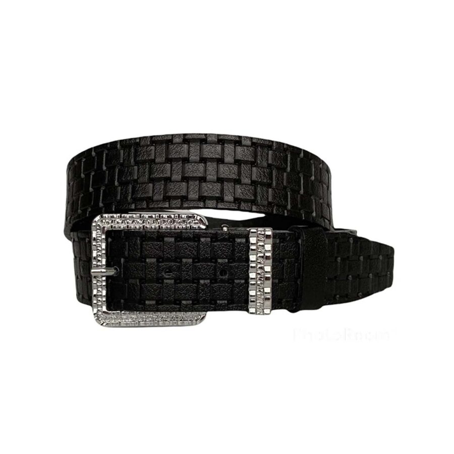 womens belts for denim designer buckle black leather an byn 62 12