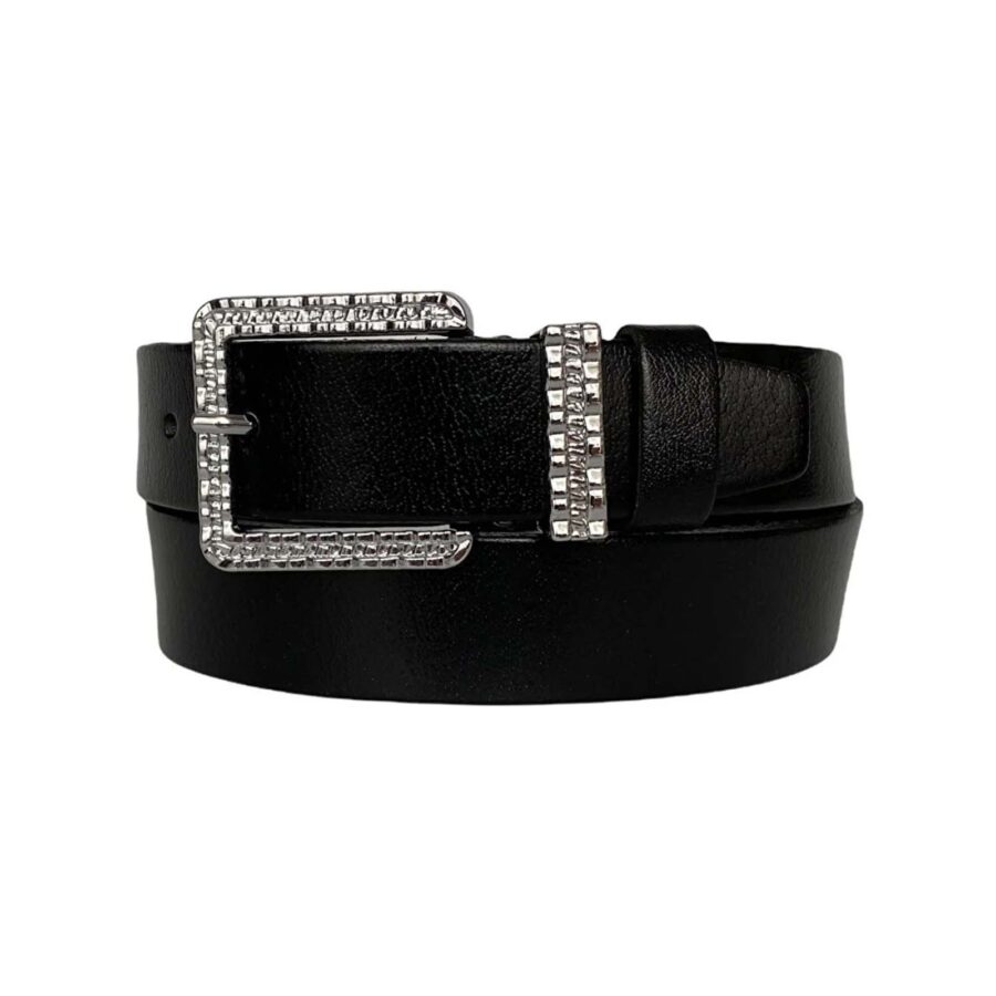 womens belts for denim designer buckle black leather an byn 62 9