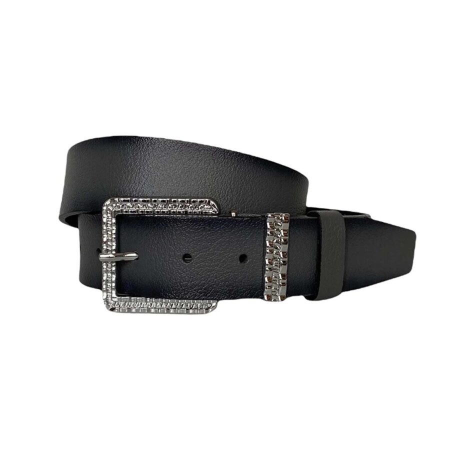 womens belts for denim designer buckle gray leather an byn 62 15