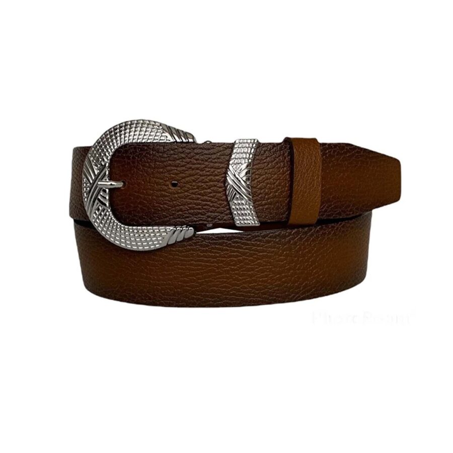 womens cowboy belts brown leather an byn 63 18