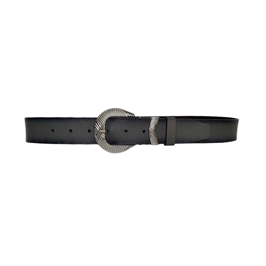 womens cowboy belts gray leather an byn 63 26