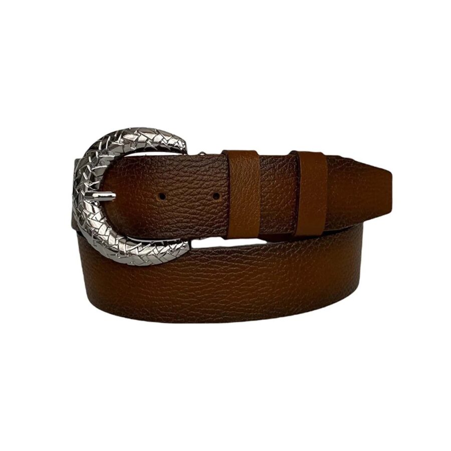 Brown designer clearance belt