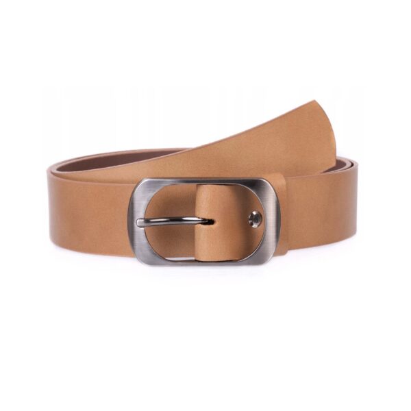 Walnut Leather Belt For Ladies 4 0 cm 1 17 28032024SEPH