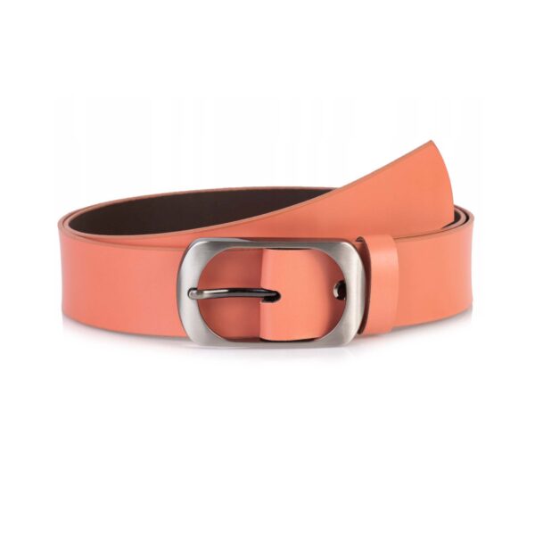 Woman Salmon Leather Belt For Jeans 4 0 cm 1 18 28032024SEPH