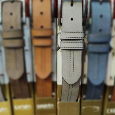 grey gents leather belt for jeans 30 110324JEAN40KASV