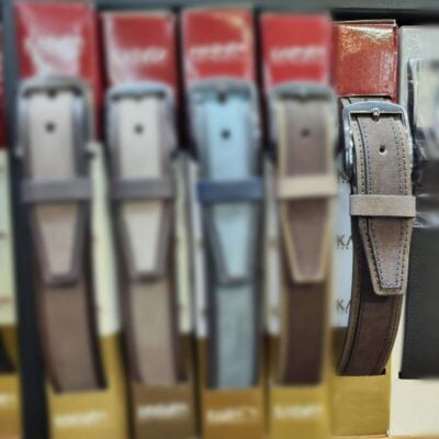 stylish brown leather jean belts mens 01 140324JEAN40KASV