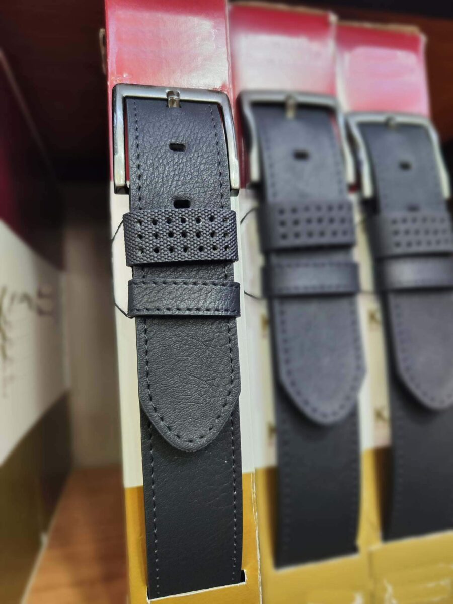stylish mens belt for jeans black 52 110324JEAN40KASV
