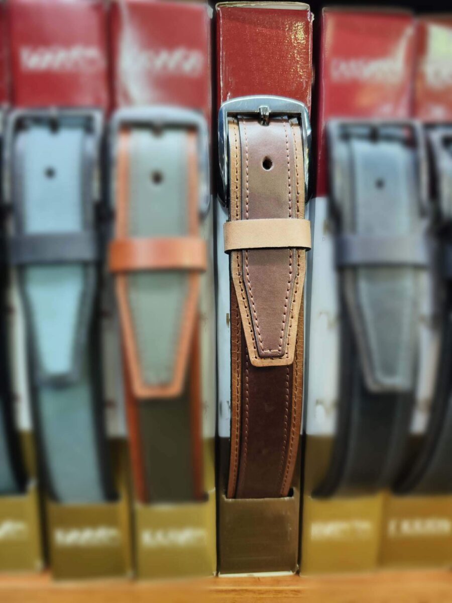 unique belt for guys jeans beige brown leather 04 140324JEAN40KASV