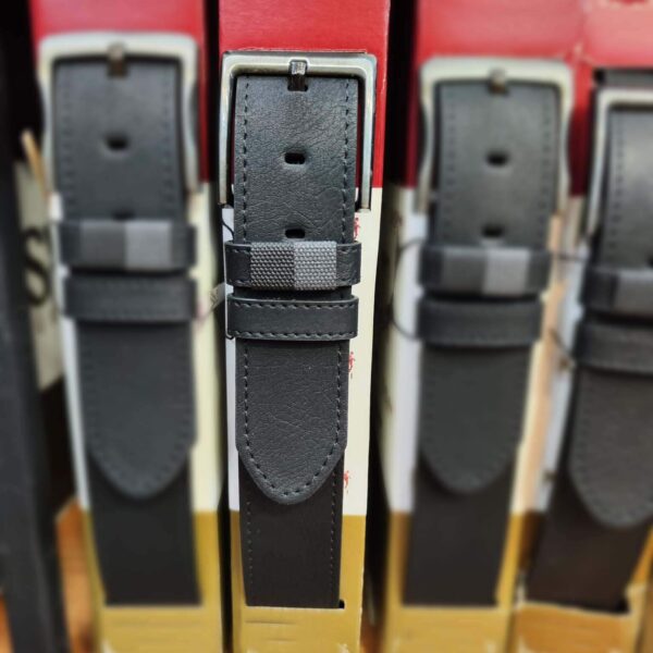 unique belts for guys jeans black with gray 60 110324JEAN40KASV