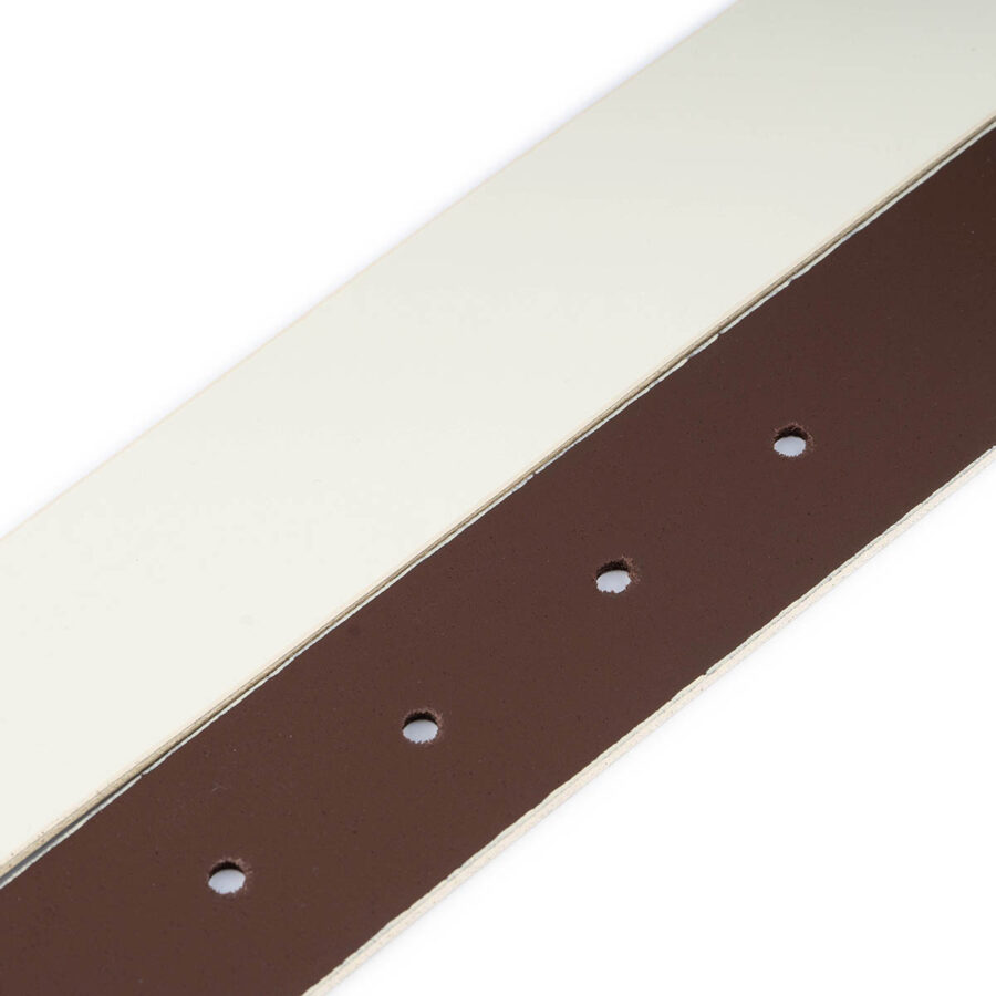 1 1 2 inch creme belt strap replacement leather womens 3