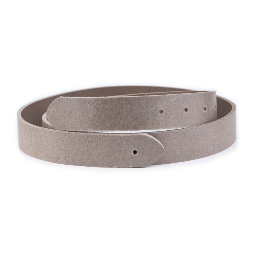 2 5 cm Taupe Belt Strap Leather With Hole For Buckle 1 FLORI7743HOL25LDR USD49