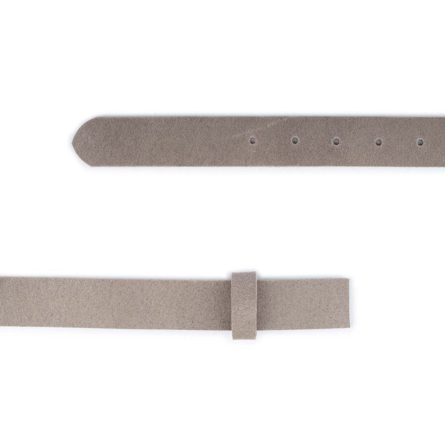 2 5 cm Taupe Belt Strap Replacement Leather 2