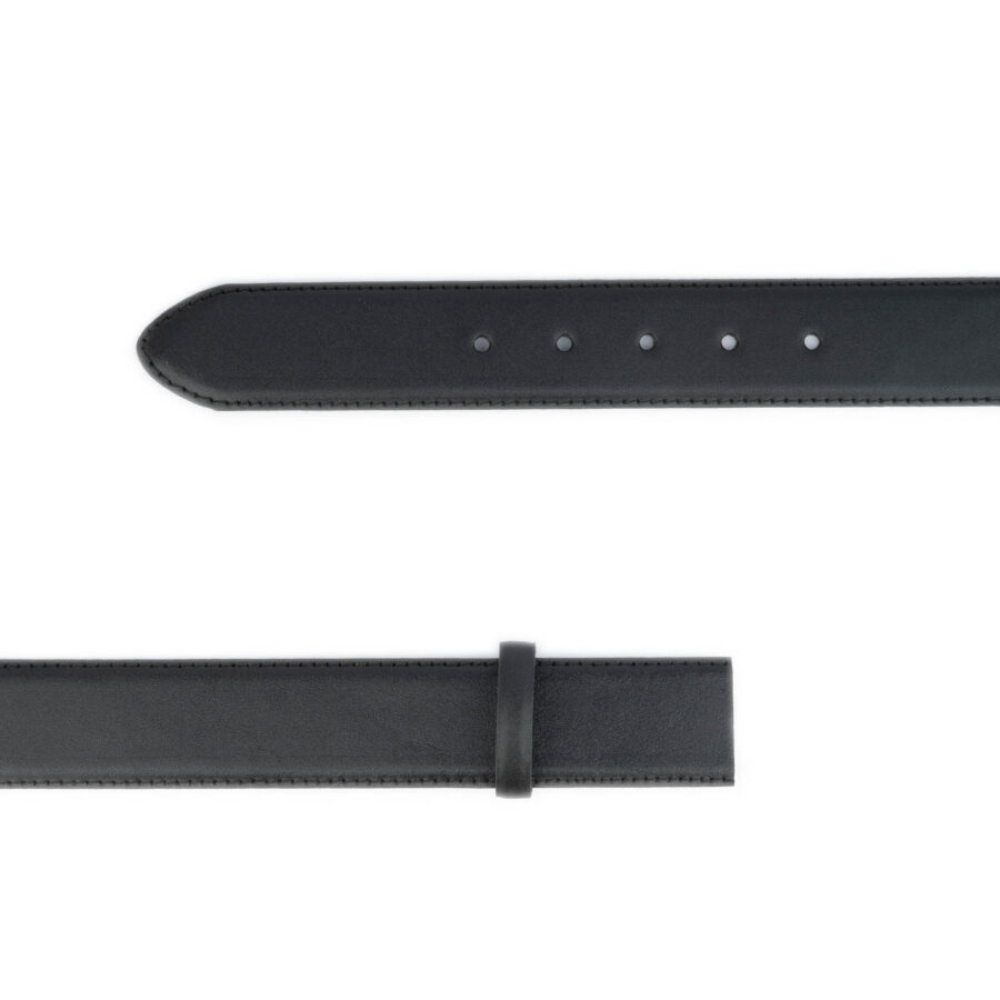 black leather strap for mens belt 4 0 cm adjustable 2