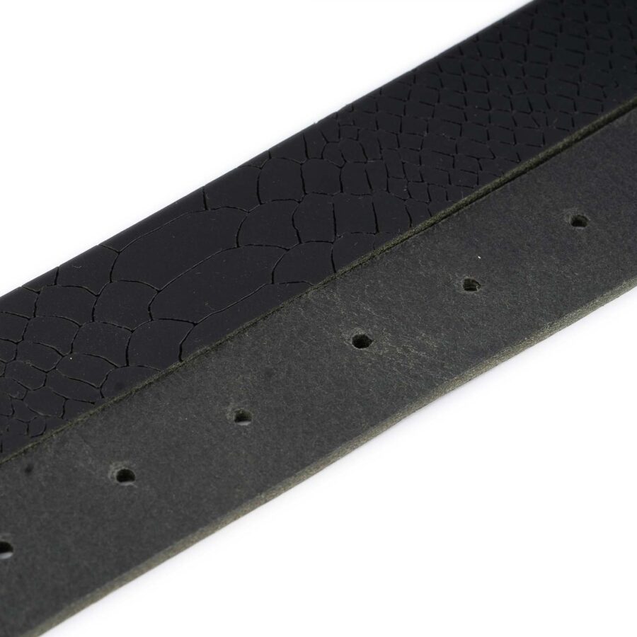 croco leather replacement belt strap for buckles 3 0 cm 4