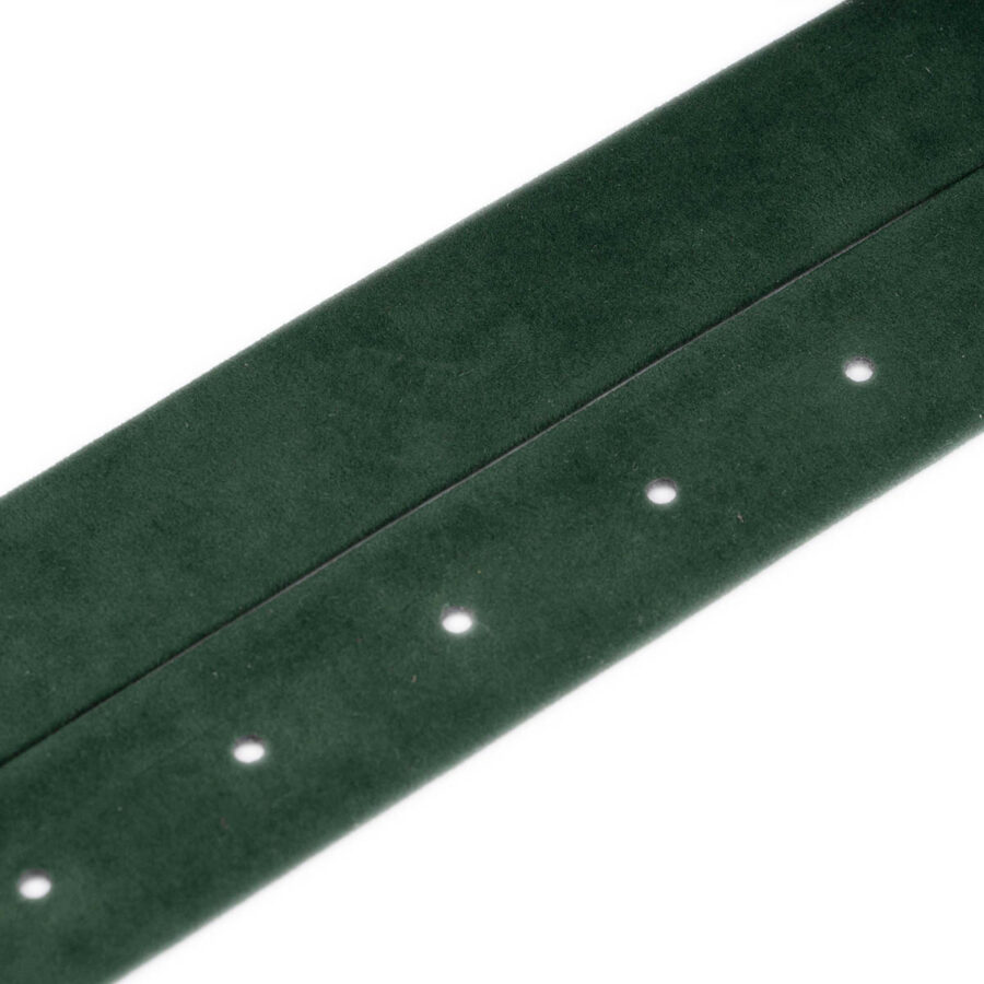 emerald green velvet belt for women 3