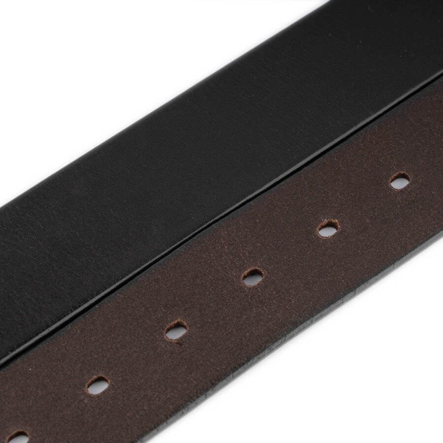 full grain belt straps for buckles mens black replacement 4 0 cm 3