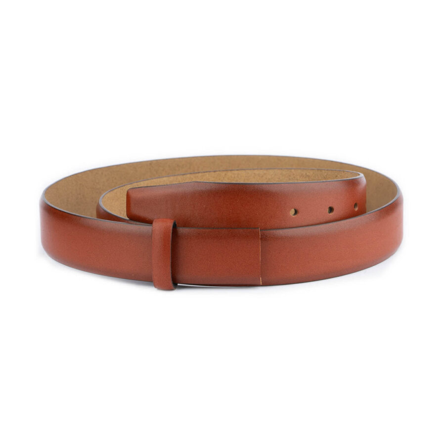 men belt strap for buckle cognac leather adjustable 1 COGNSMO35CUTTRN usd45