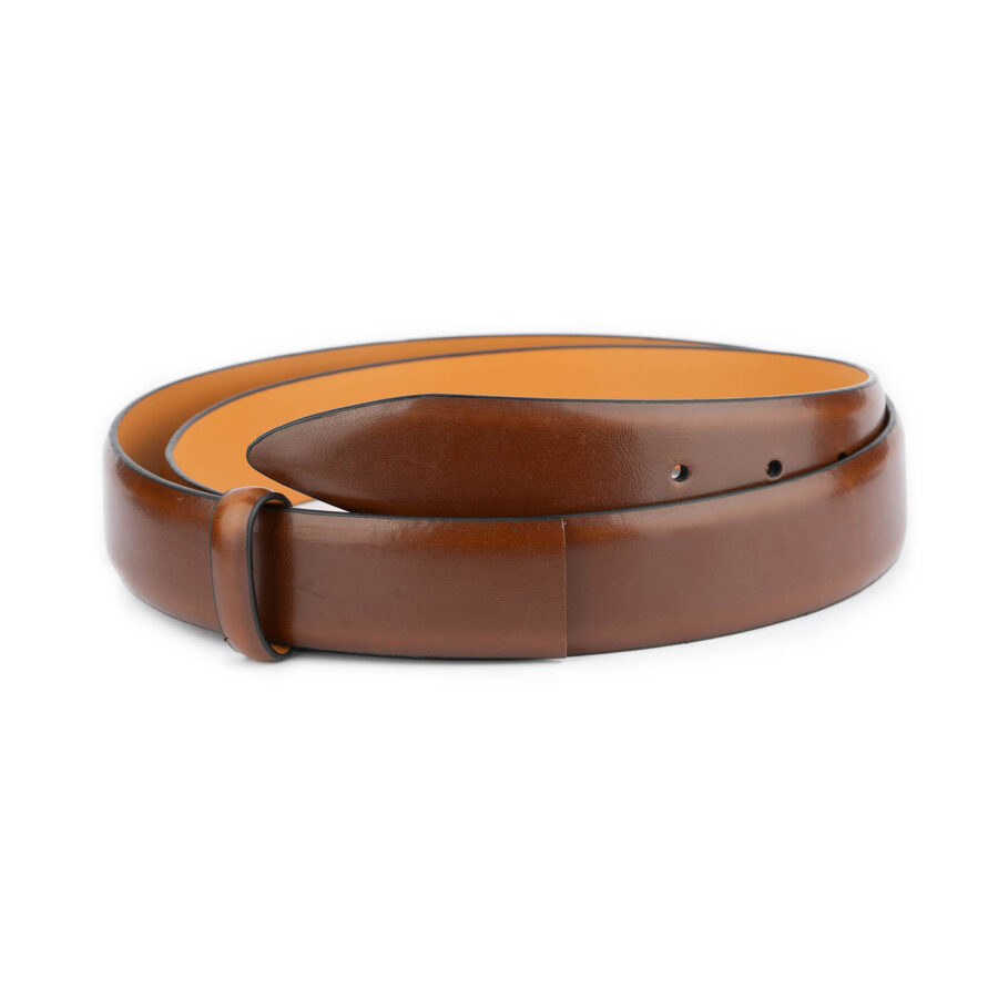 non leather belt strap replacement cognac vegan 1 COGSMO35CUTALI usd35