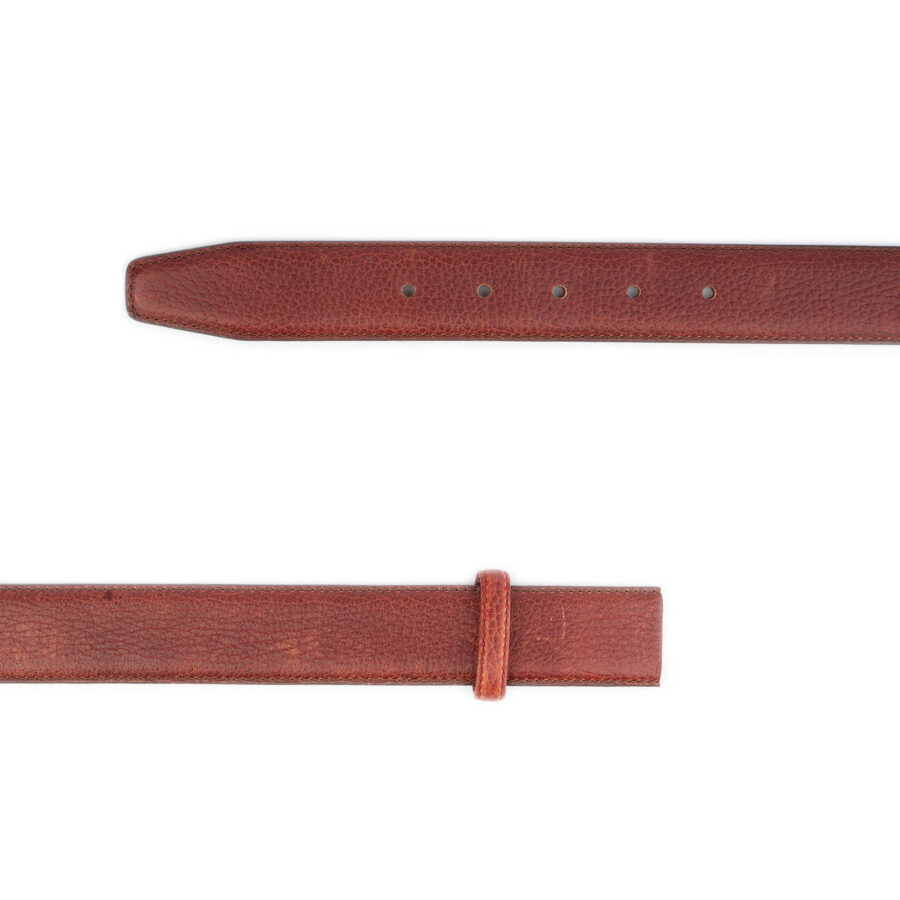 red belt strap replacement for buckles pebble leather 2