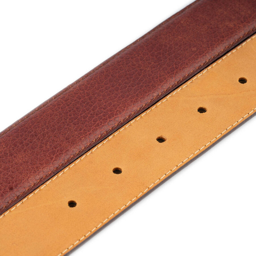 red belt strap replacement for buckles pebble leather 3