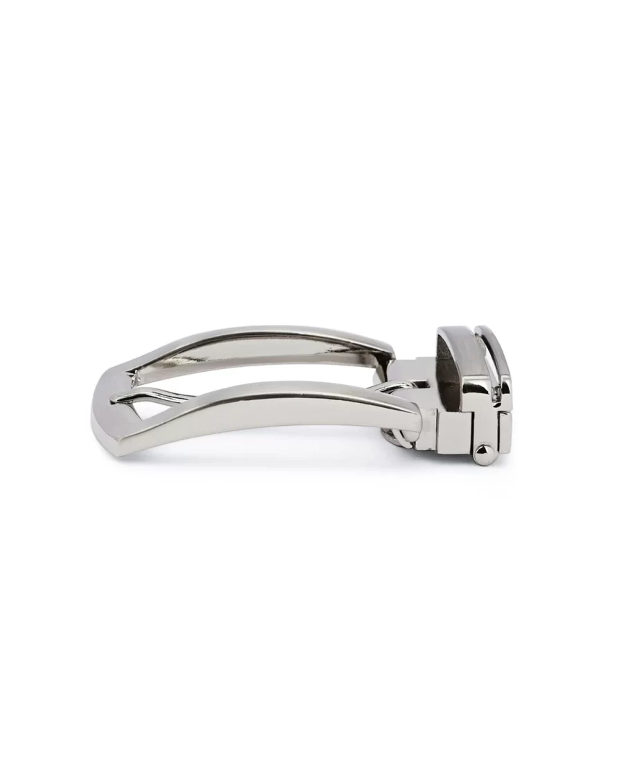 Classic Silver Buckle Belt Replacement 30 Mm 2