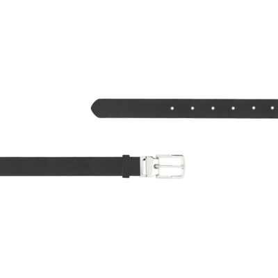 Fashion Belts For Ladies Black Genuine Leather BLAC FETT 7093 RECCLDR 1